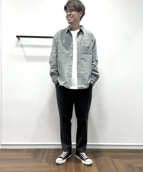 【25AW】Safari掲載コーデュロイシャツコーデ【BLUE GREEN】