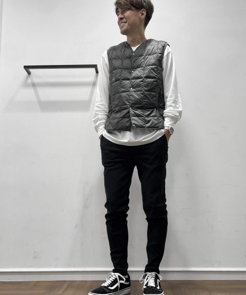 【25AW】TAIONベストコーデ【CHARCOALGRAY】