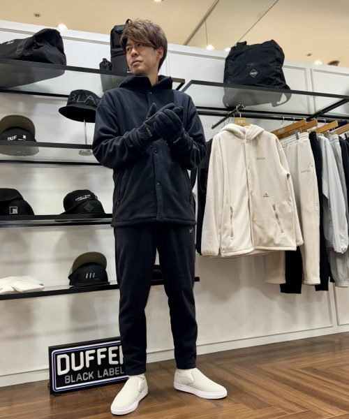 【25AW】ポーラテック フリース スナップパーカーコーデ【NAVY】