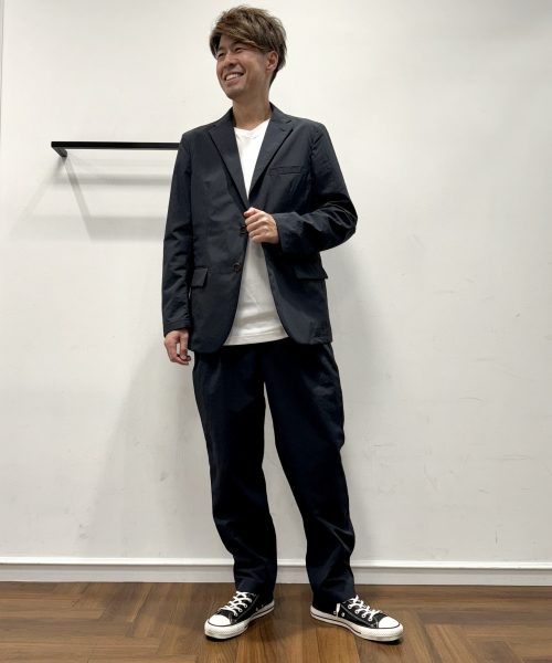 【25AW】ダントツ撥水 セットアップ ジャケットコーデ【NAVY】