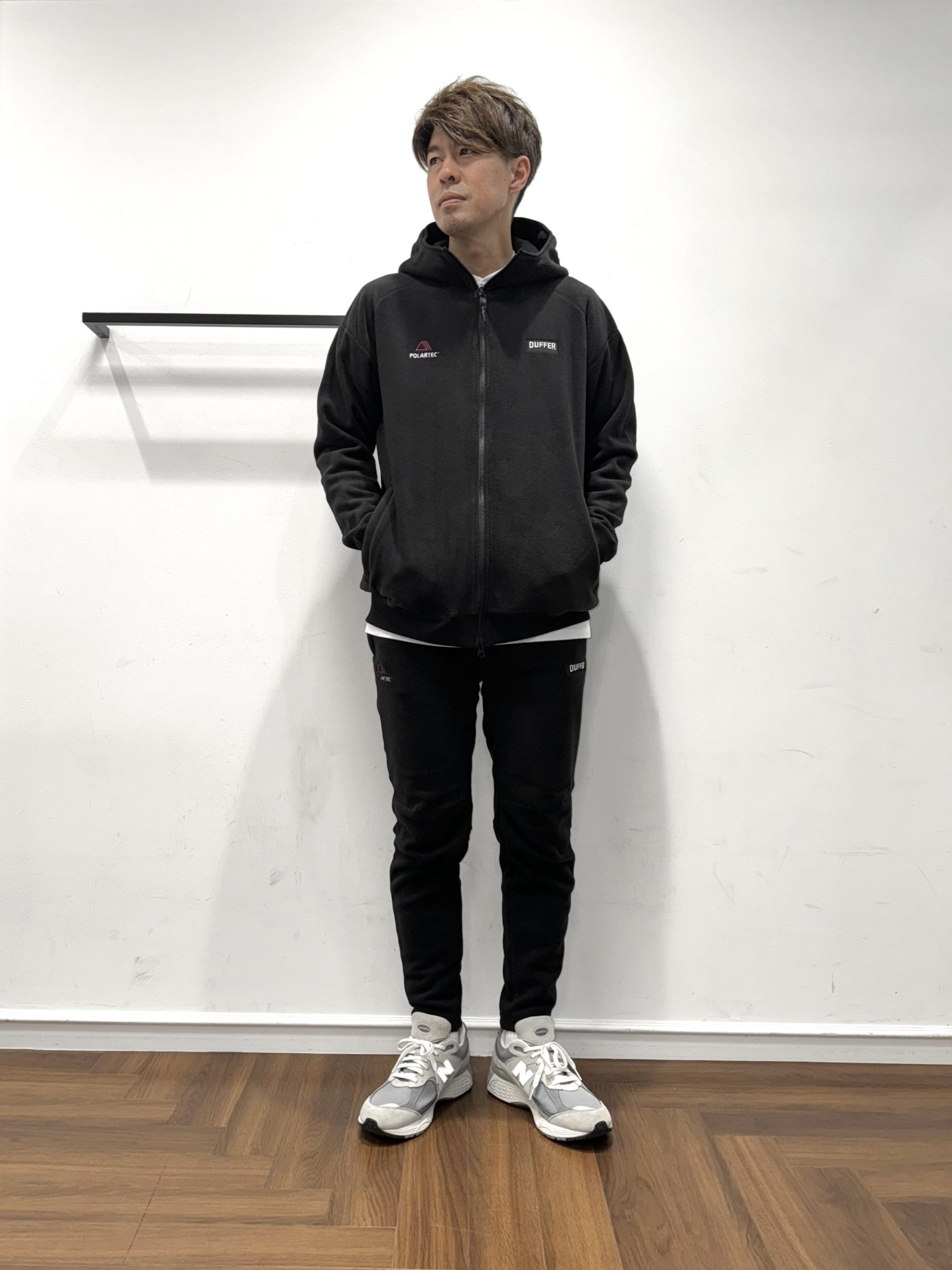 25AW】POLARTEC フルジップ パーカーコーデ【BLACK】 – The DUFFER of