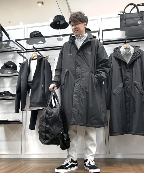 【25AW】BLACKLABELパーテックスコートコーデ【BLACK】