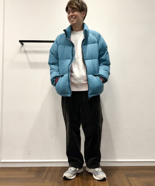 【25AW】NANGA別注スタンドカラー ダウンジャケットコーデ【TURQUOISE】