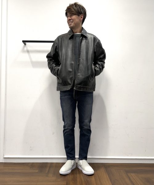 【25AW】Safari掲載中シングルライダースレザーコーデ【SUMIKURO】