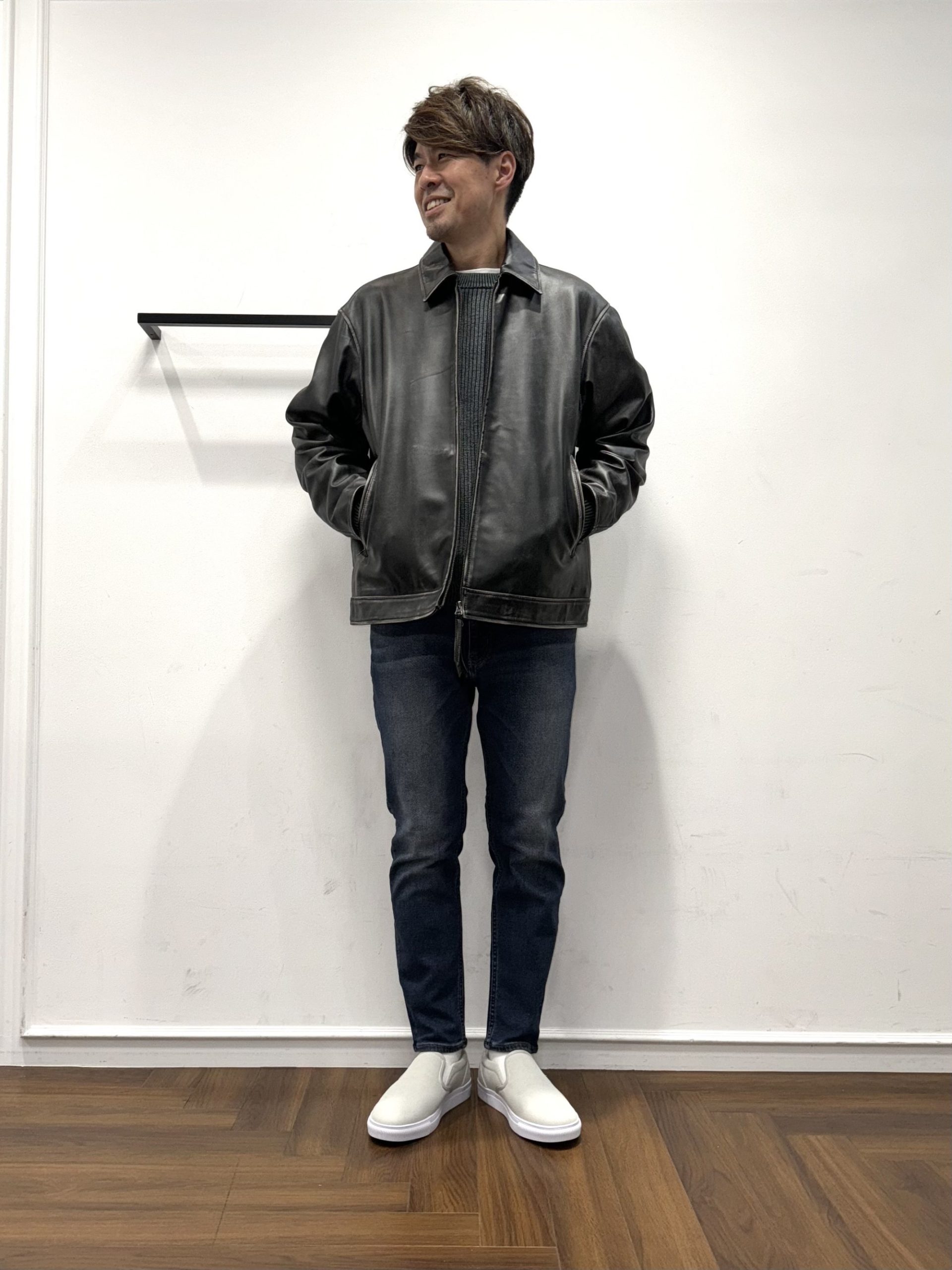 25AW】Safari掲載中シングルライダースレザーコーデ【SUMIKURO