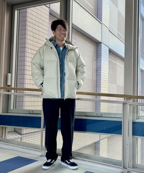 【25AW】NANGA別注オーロラテックス ダウンジャケットコーデ【IVORY】
