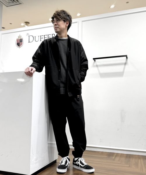 【25AW】360°サークルストレッチツイルスナップカーディガンコーデ【WIDE】