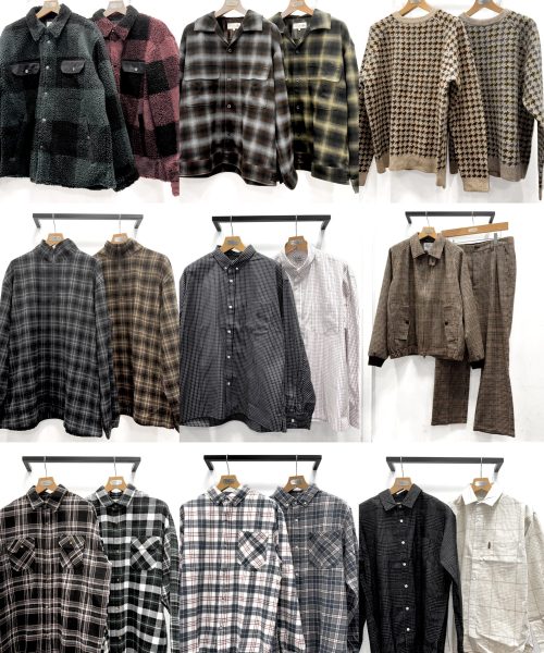 【25AW】チェック柄アイテムコレクション【11種類】