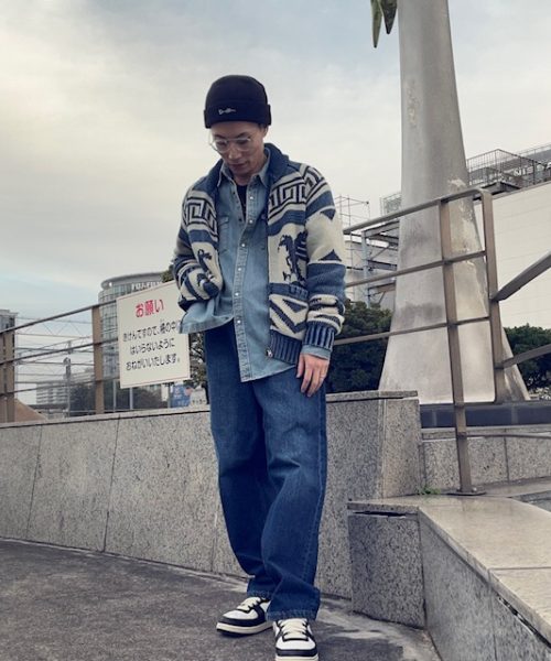 【インディゴコーディネート】