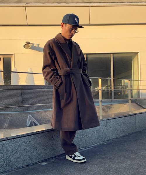 【BRUSHED TWILL COAT SET UP】