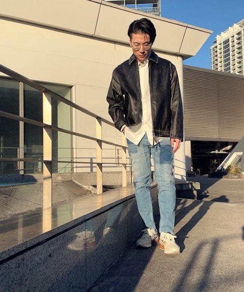 【LASER PROCESSING SKINNY DENIM】