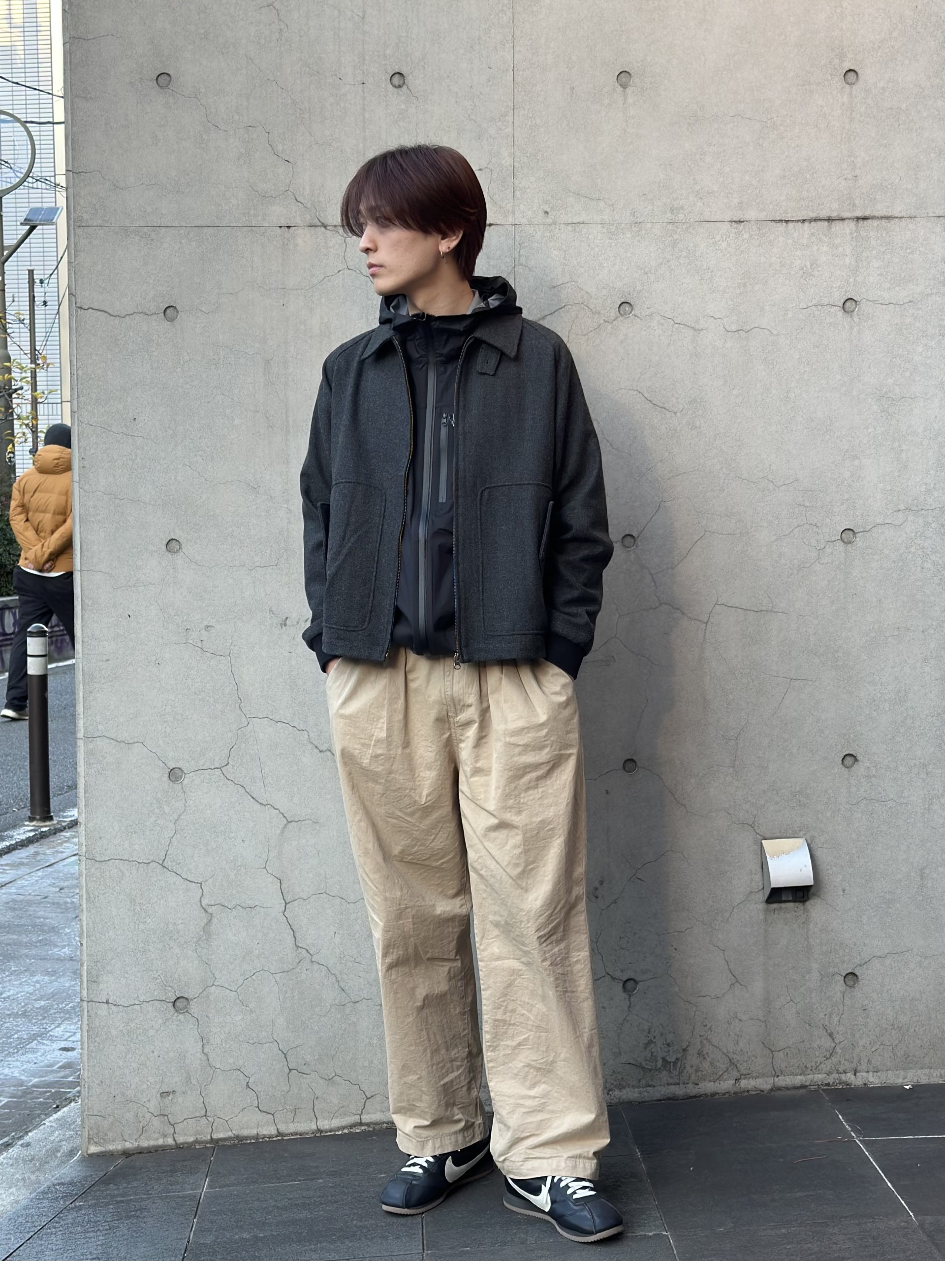 自由区　ウエストシェイプ ショートブルゾン　44 大きいサイズ　定価33000円 50%OFF【wjk】workers jacket ショートブルゾン(2061 cn20e) | CAMBIO