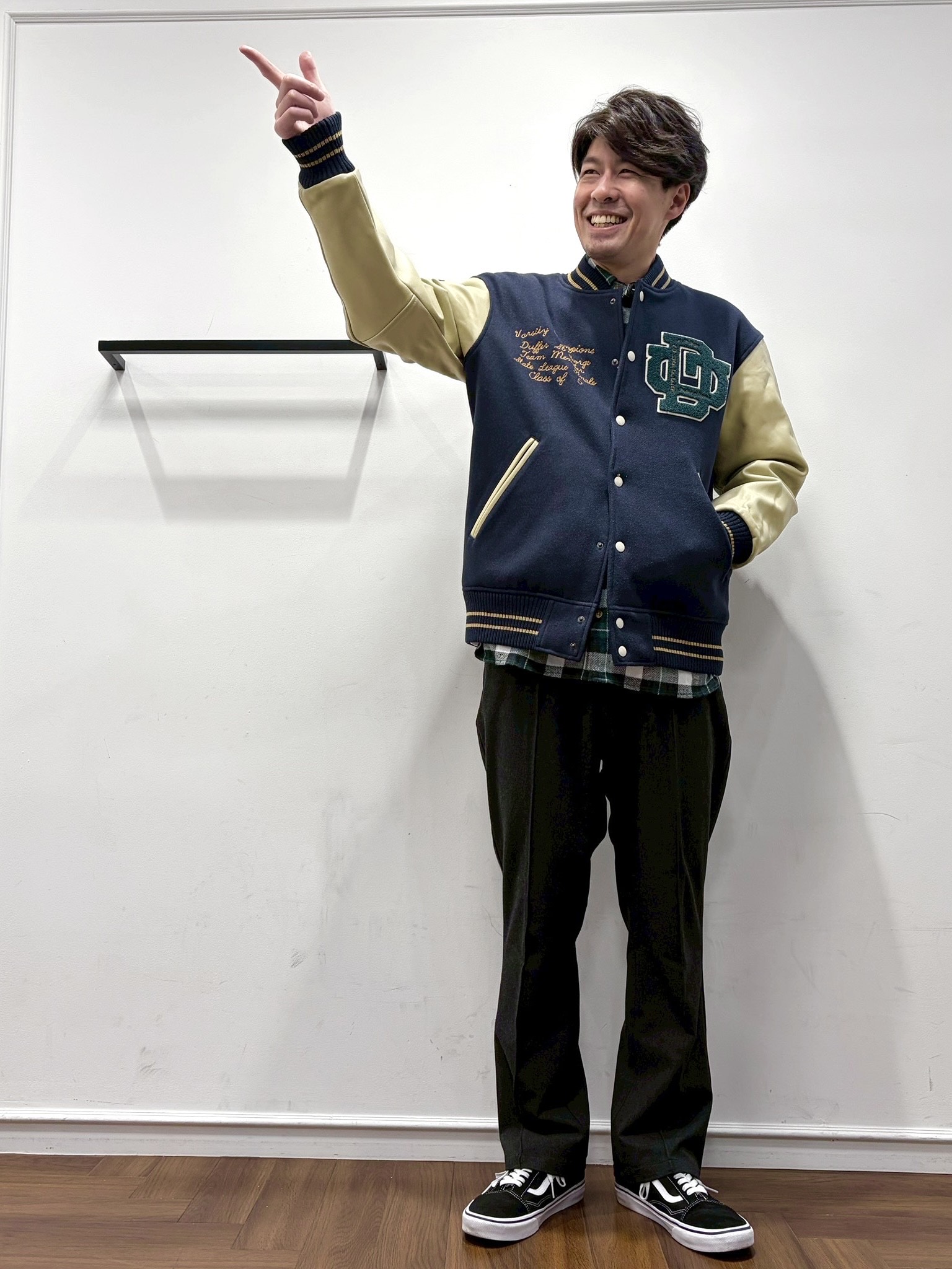 25AW】バーシティジャケット コーデ【NAVY】 – The DUFFER of St