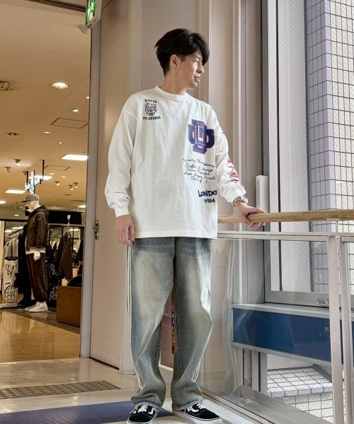 【26SS】ダファー アーカイブ ロゴTシャツストリートコーデ【WHITE】