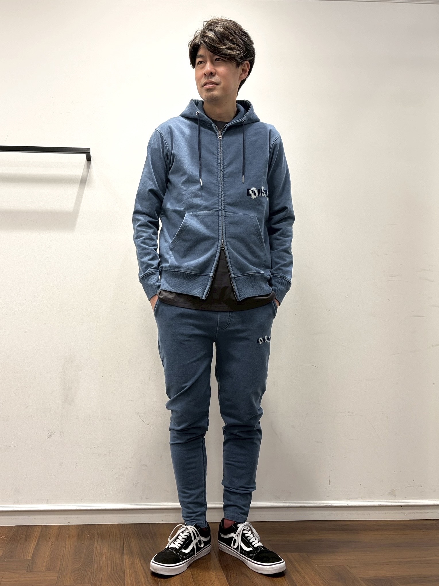 26SS】インディゴポンチ素材 セットアップ コーデ【INDIGO LABEL