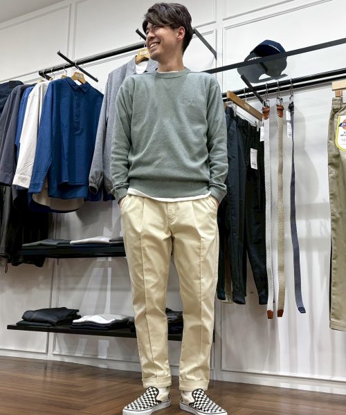 【26SS】Dickies別注クロップドパンツコーデ【オフホワイト】