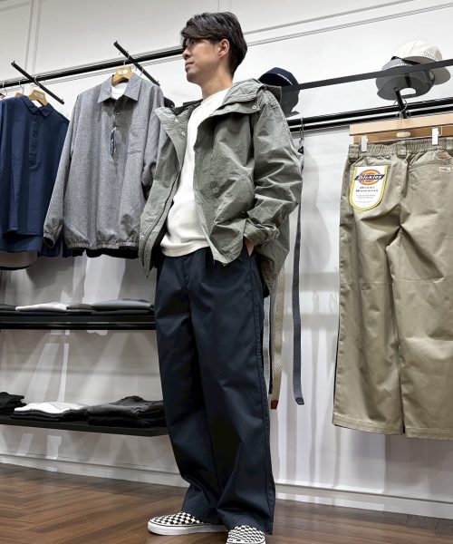 【26SS】Dickies別注ワイドストレートパンツコーデ【NAVY】