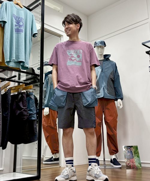 【26SS】テーマピグメントプリントTシャツコーデ【PURPLE】