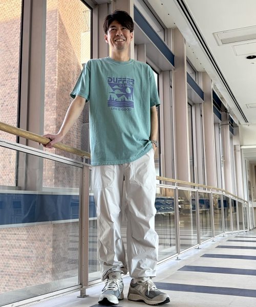 【26SS】テーマピグメントプリントTシャツコーデ【TURQUOISE】