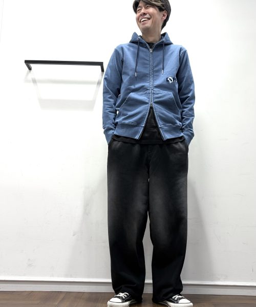 【26SS】スウェット×スウェットコーデ【INDIGO】