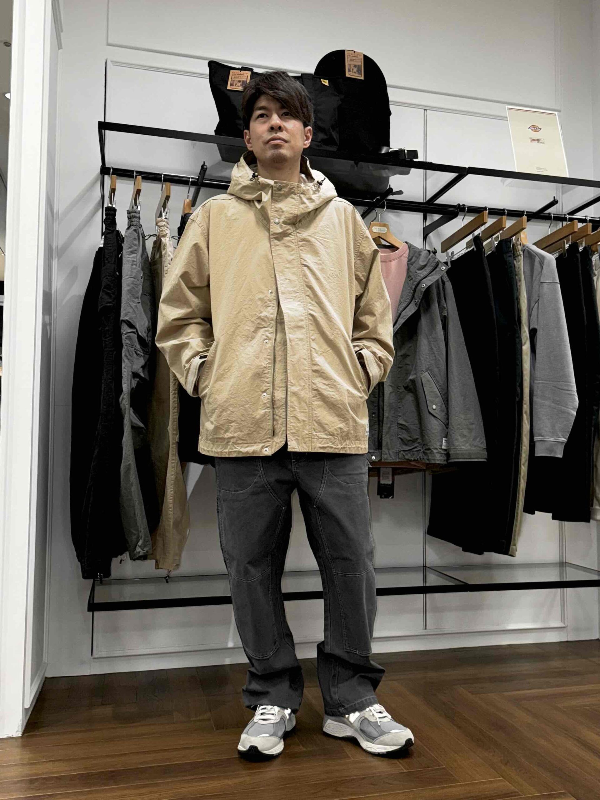 26SS】NANGA別注ドライコットン フィールドパーカーコーデ【BEIGE
