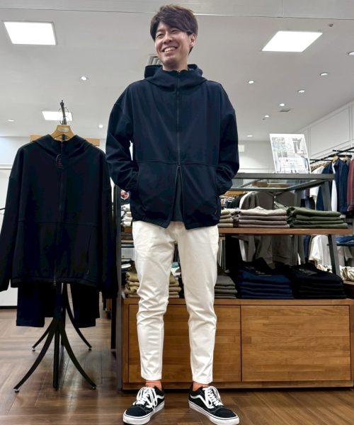 【26SS】[360° THE CIRCLE STRETCH]ジップライトアウターコーデ【NAVY】
