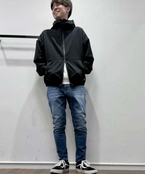 【26SS】[360° THE CIRCLE STRETCH]ジップライトアウターコーデ【BLACK】