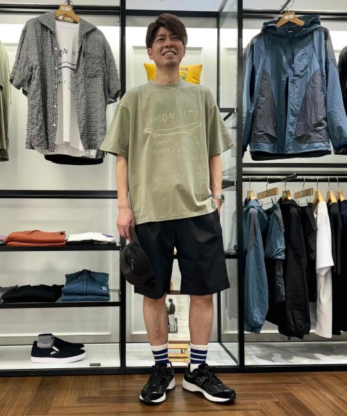 【26SS】USEDプリントTシャツSUMMERコーデ【KHAKI】