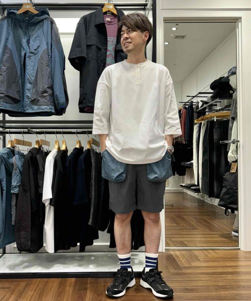 【26SS】ドロップポケットパンツコーデ【BLUE】