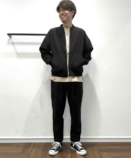 【26SS】[360° THE CIRCLE STRETCH]MA-1コーデ【BLACK】