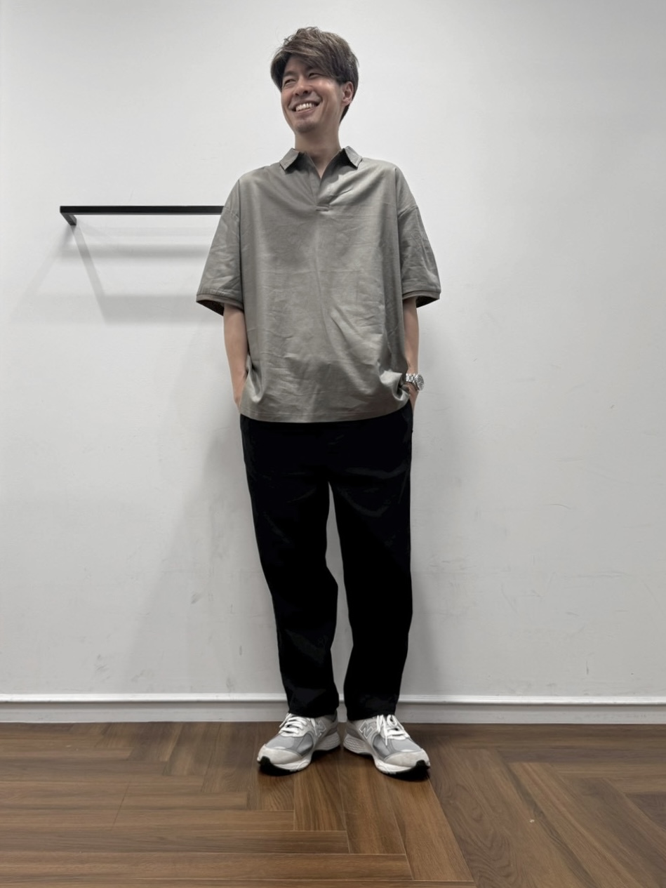 Gちゃんページです＊ 26SS】綿麻ストレッチ 涼感スキッパーシャツコーデ【BROWN】 – The