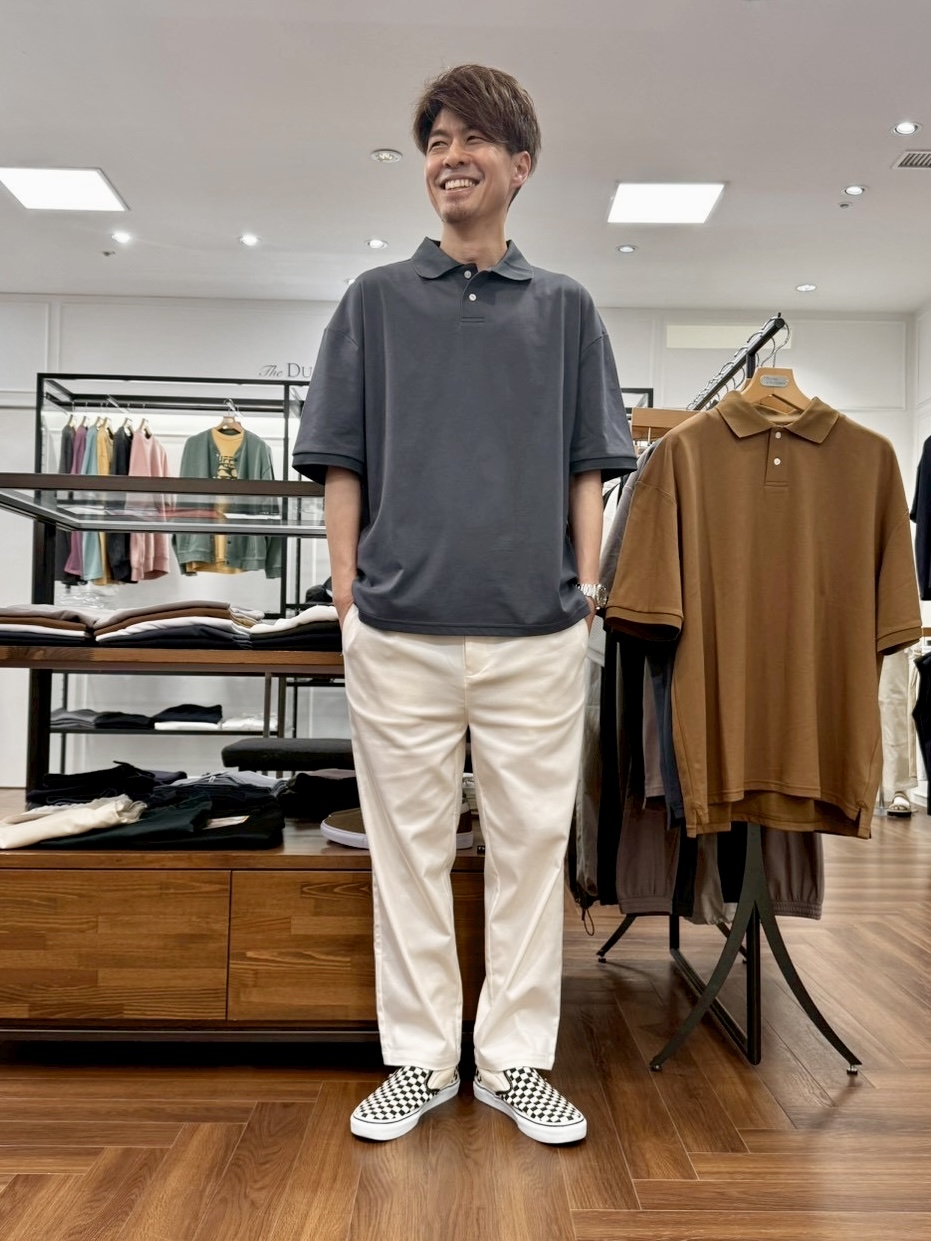 26SS】クールマックス ポロシャツコーデ【BLUEGRAY】 – The DUFFER of