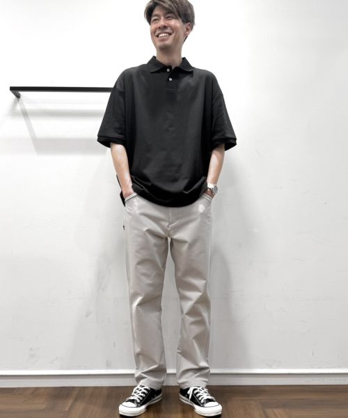 【26SS】クールマックス ポロシャツコーデ【BLACK】