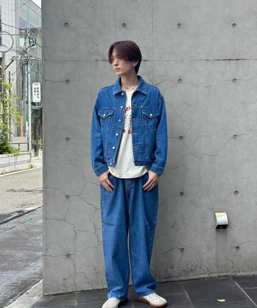 DENIM TRUCKER JACKET＆5POCKET DENIM