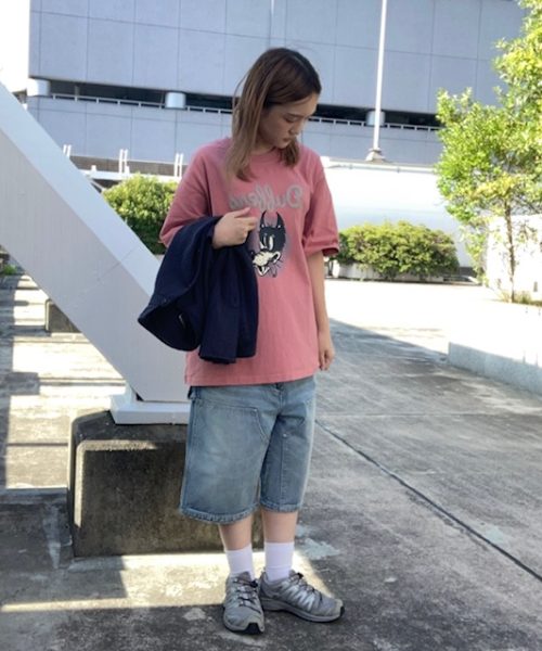 デニムのショートPT