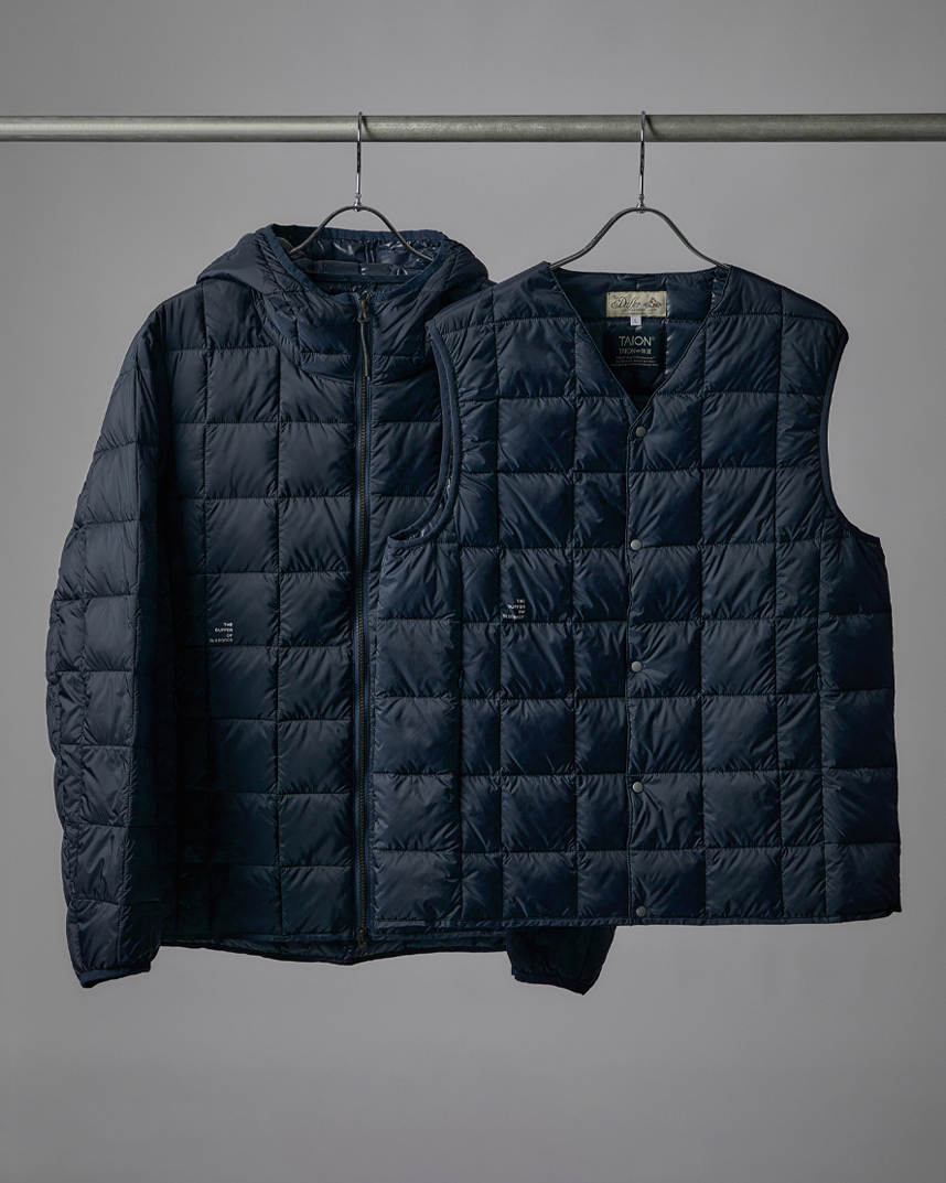 The DUFFER of ST.Eダファー ダウンベスト ネイビー The DUFFER of ST.GEORGEダファー ダウンベスト ネイビー