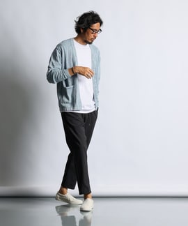 コットンリネン 着流しカーディガン ｜The DUFFER of St.GEORGE｜Official Web Site｜ザ・ダファー ・オブ・セントジョージ
