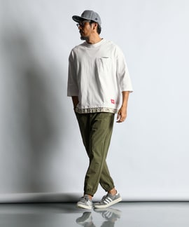 ELEPHANT別注 バンダナ柄フラットバイザーキャップ |The DUFFER ELEPHANT別注 バンダナ柄フラットバイザーキャップ |The DUFFER