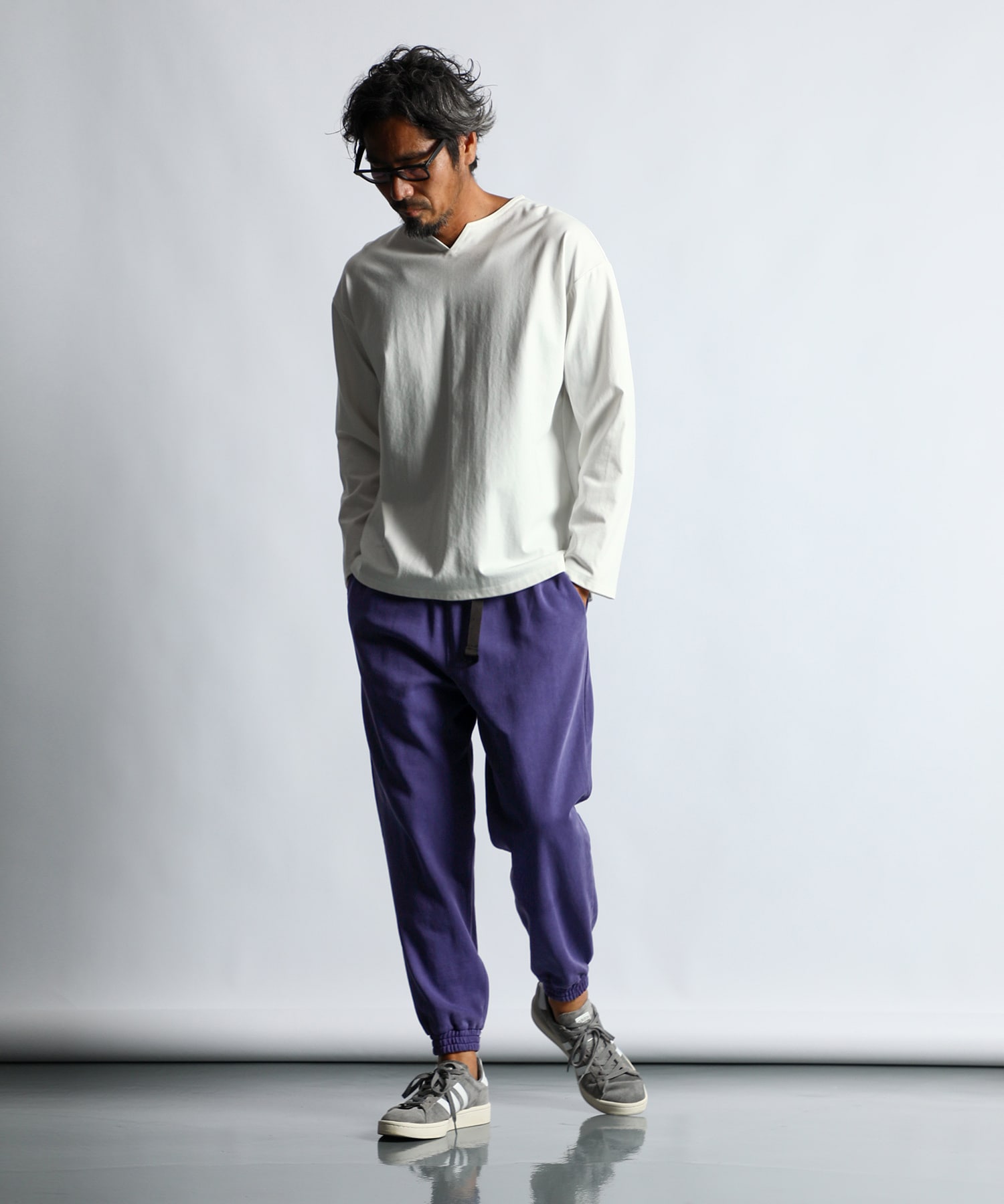 ザダファーオブセントジョージ　スウェット　セットアップ　グレー The DUFFER of ST.GEORGE（ザダファーオブセントジョージ）の