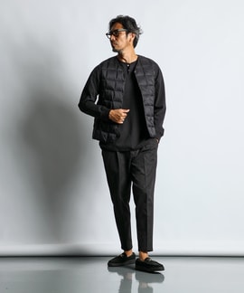 TAION別注 ベーシック Vネック インナーダウンベスト【WEB限定