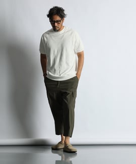カーゴに相性の良いパイル素材TEE