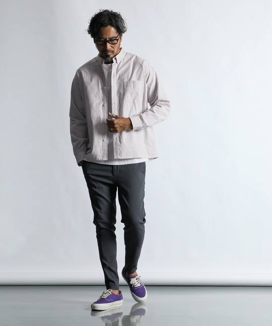 綺麗目シャツコーデ