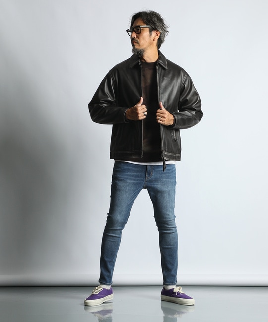 旬のショート丈アウターコーデ