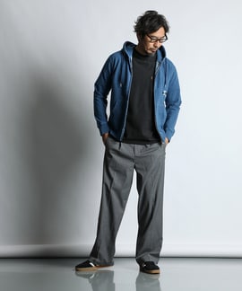 ワイドスラックスで作る綺麗目カジュアル