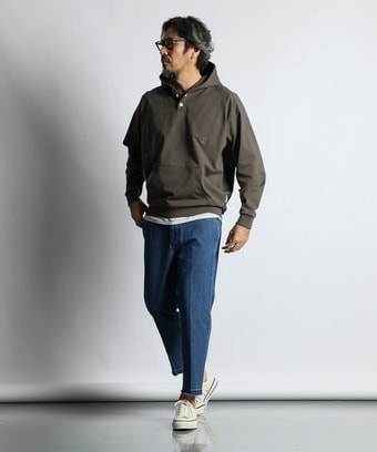 春パーカースタイル