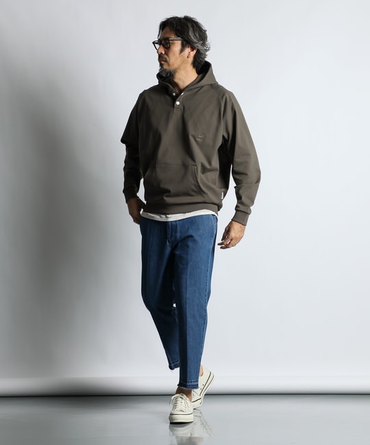 春パーカースタイル