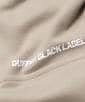 〔BLACK LABEL〕：セットアップ ハーフジップスムースパーカー