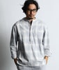 【オフィシャルオンラインSHOP限定】オンブレーチェックノーカラーシャツ