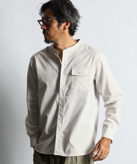 麻混 クールマックスノーカラーシャツ ｜The DUFFER of St