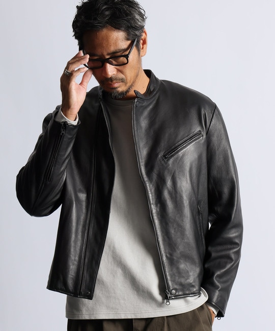 最新エルメス シープスキン レザーライダースジャケット ｜The DUFFER of St.GEORGE｜Official Web  Site｜ザ・ダファー・オブ・セントジョージ ジャケット・アウター